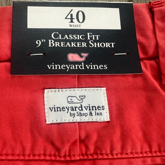 Vineyard Vines New with Tags Men’s 9” Stretch Breaker Shorts Papaya Punch - Picture 5 of 6